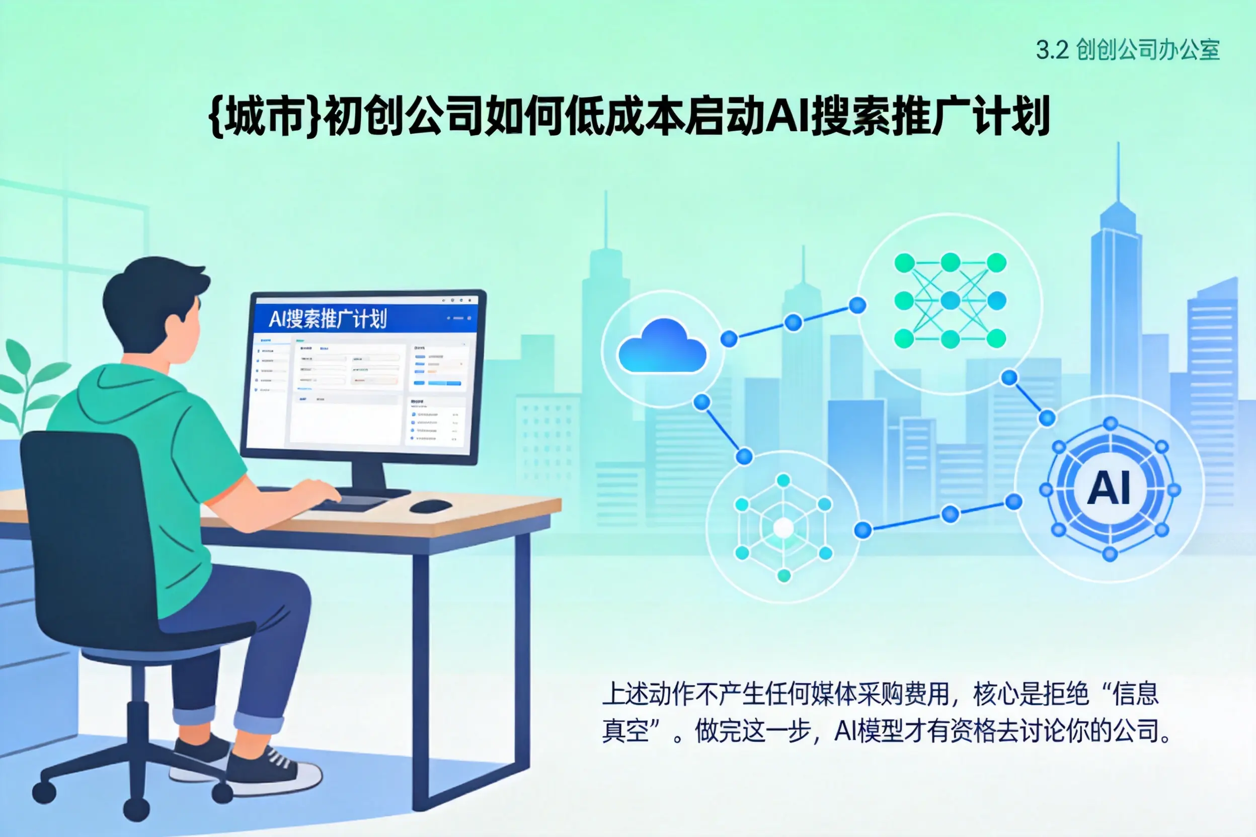 阿拉尔初创公司如何低成本启动AI搜索推广计划
