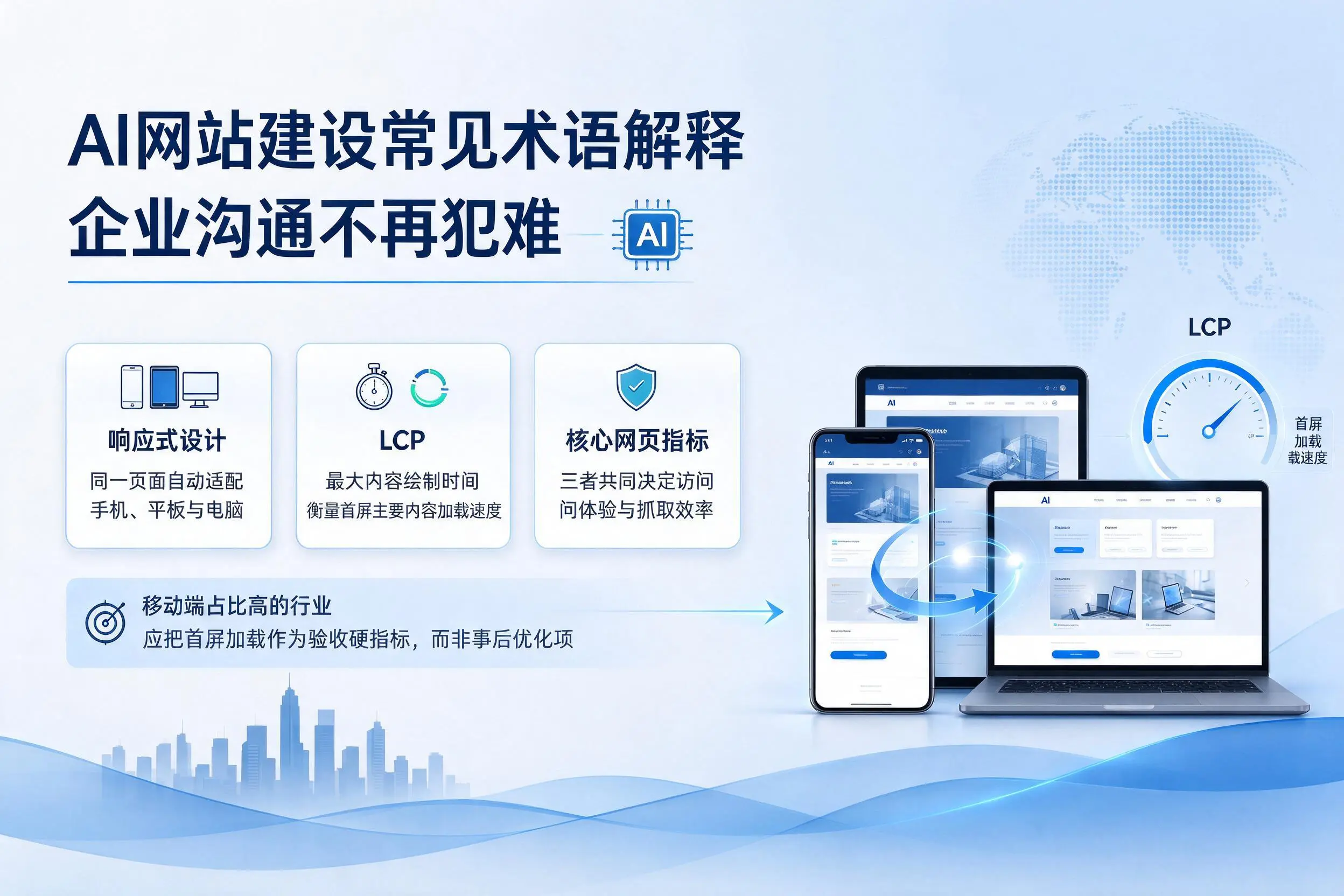 AI网站建设常见术语解释,阿拉尔企业沟通不再犯难